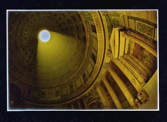 Vista interior de la cúpula del Panteón de Roma, Italia